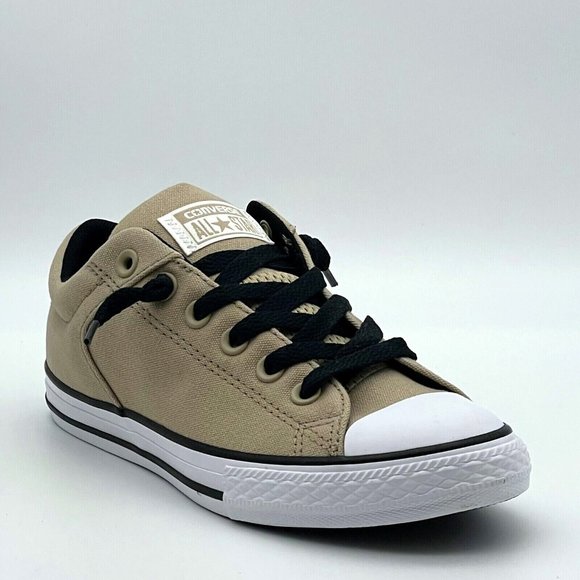 Converse Chuck Taylor All Star High Street Slip Beige Low Top Big Kids Shoes - Picture 2 of 5